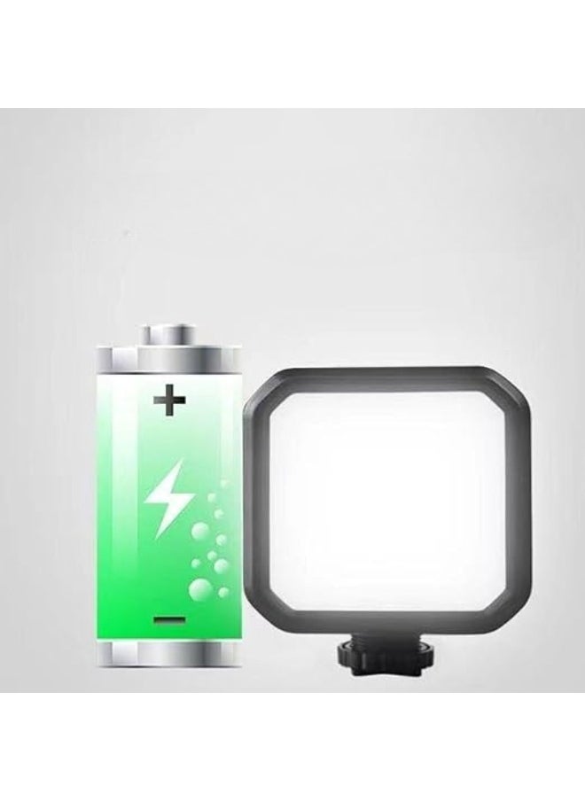 ماركة غير محددة - مصباح سيلفي LED قابل لإعادة الشحن – ضوء محمول بمشبك للموبايل واللابتوب والتابلت مع 3 أوضاع إضاءة لتصوير احترافي وبث مباشر - Image 1