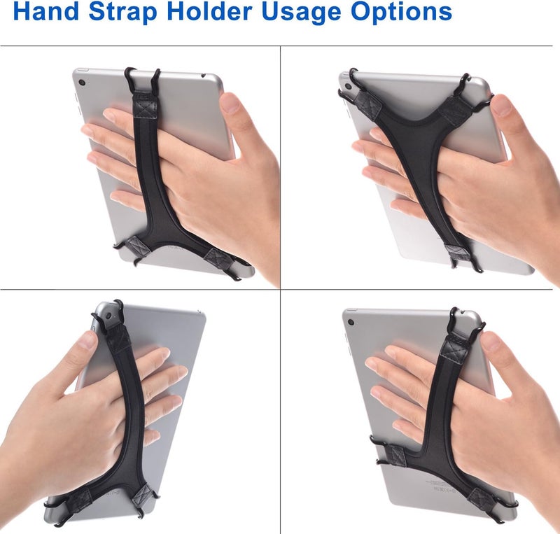 TFY TFY Protective Carrying Pouch Bag Dark Grey Plus Bonus Hand Strap Holder for for 910 Inch Tablets  iPad AiriPad Pro 97  Samsung Galaxy Tab 101 Tab 4 101  Tab S 105  - Image 4