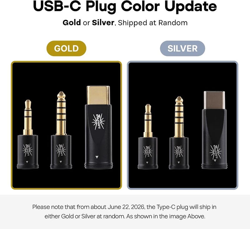 Linsoul Kiwi Ears x B_Media Terras Modular IEM Cable, 3.5/4.4/USB Type-C - Image 3