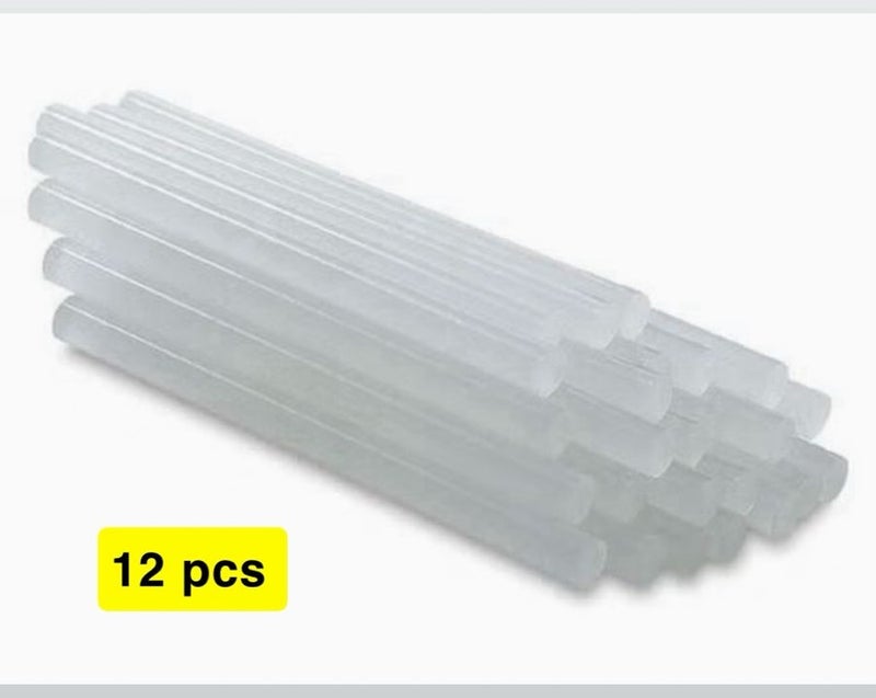 Glue sticks 11.2 × 200 mm, hot melt glue sticks for electric craft gun, strong self-adhesive glue stick for manual use, 12 pieces - Image 2