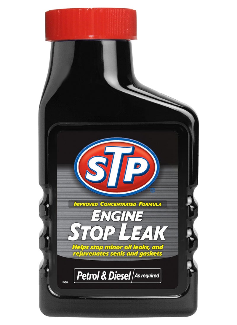STP Engine Stop Leak 300Ml, Petrol And Diesel, Helps Stop Minor Leaks, 1 Piece  - Image 1