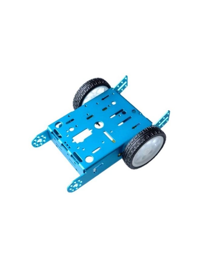robotgcc Aluminum Alloy Robot Car Chassis 2 Wheel Smart Car Platform DIY Robotics Base Frame for Arduino Robot Car STEM Programming Smart Vehicle Kit - Image 4