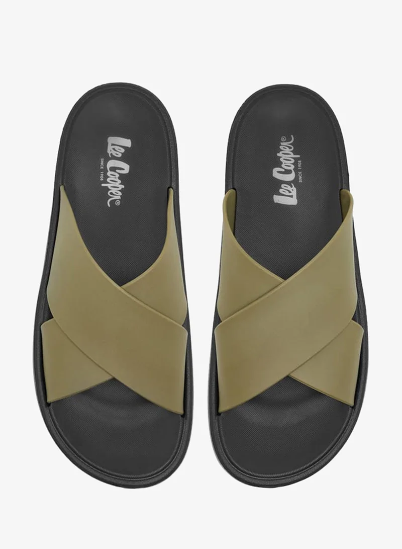 Lee Cooper Men's Cross Strap Sandals