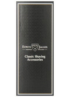 Edwin Jagger Best Badger Shaving Brush With Drip Stand Imitation Ebony Medium Black  - Image 3