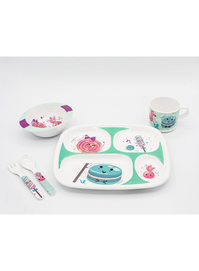 Kids 5 pieces Melamine Set Candy K5