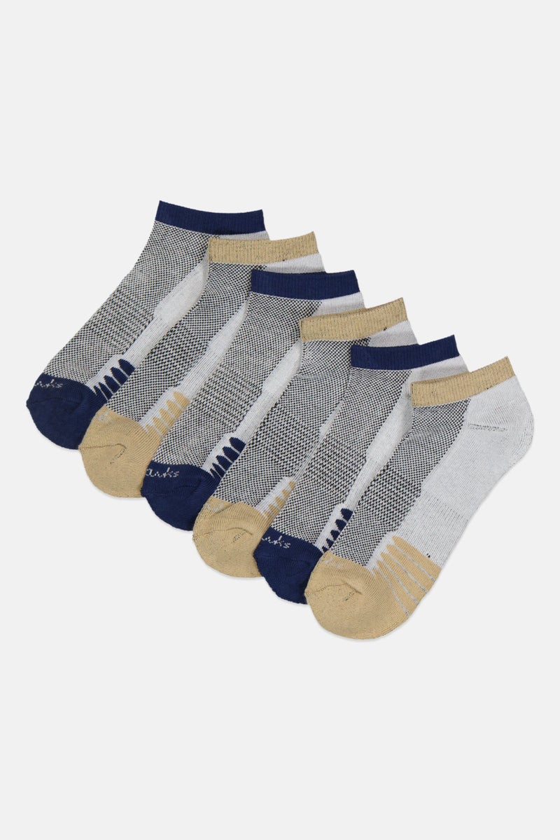 clarks Women 6 Pairs Brand Logo Chaussettes Socks, Multicolor - Image 1