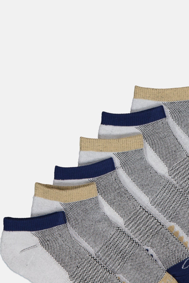 clarks Women 6 Pairs Brand Logo Chaussettes Socks, Multicolor - Image 2