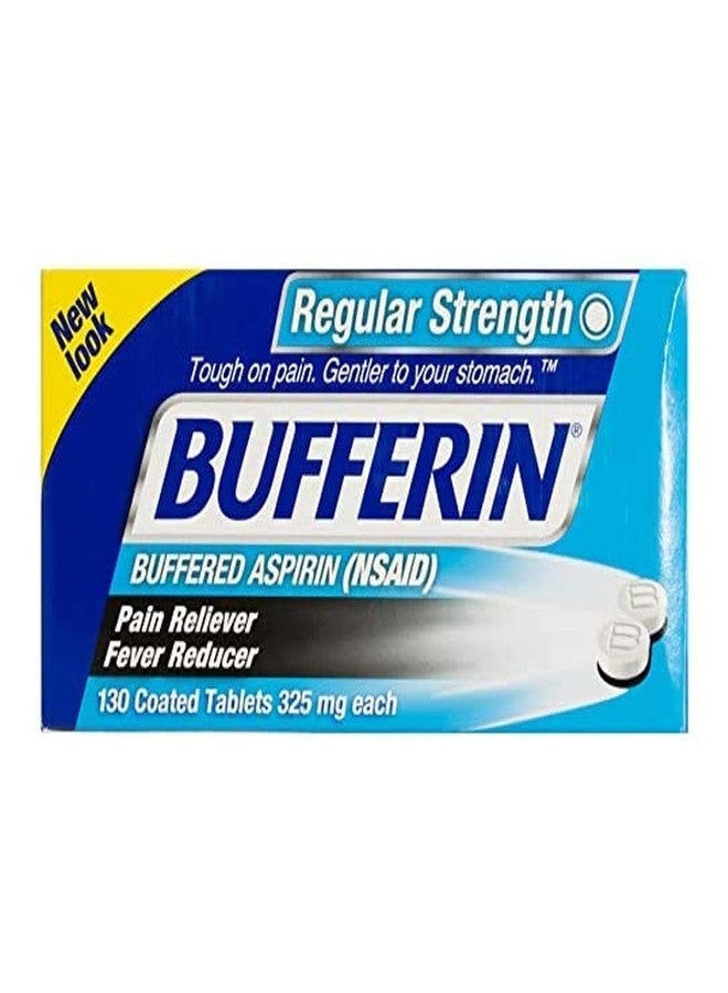Bufferin Buffered Aspirin (NSAID) Coated Tablets Pain Reliever/Fever Reducer 130 ea (Pack of 3) - Image 3