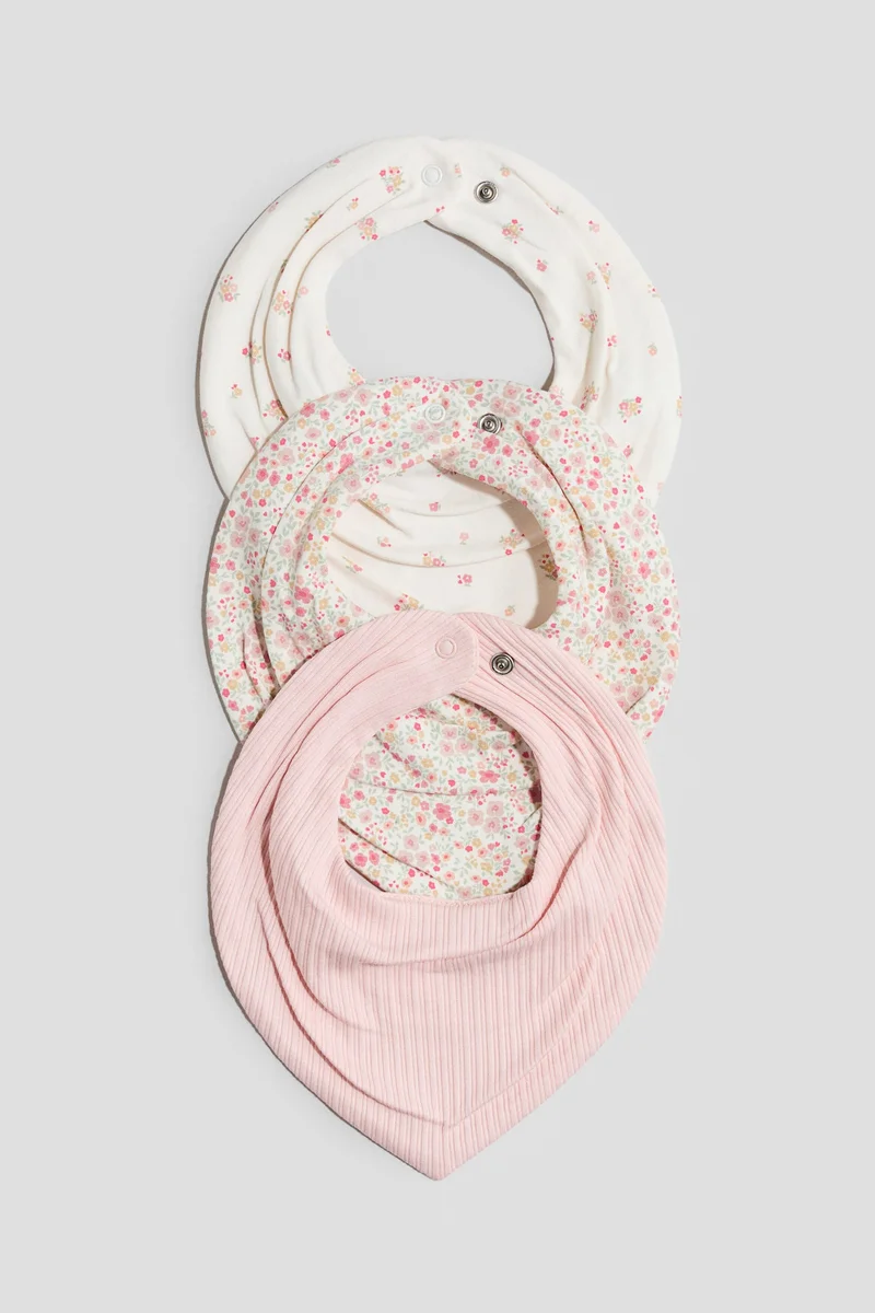 H&M 3-pack ribbed triangular scarves