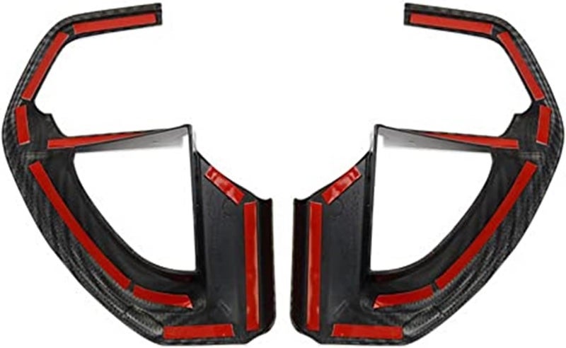 DEMULAX Carbon Fiber Steering Wheel Trim for Toyota Tundra 2022 - Image 4