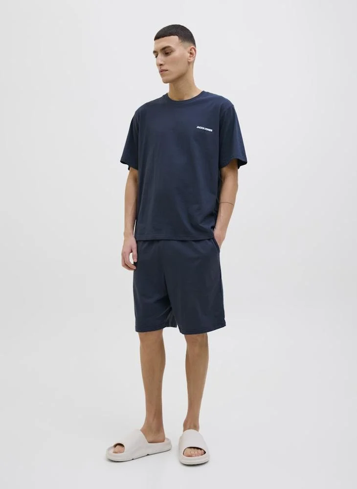 جاك اند جونز Casual T-Shirt And Shorts Set