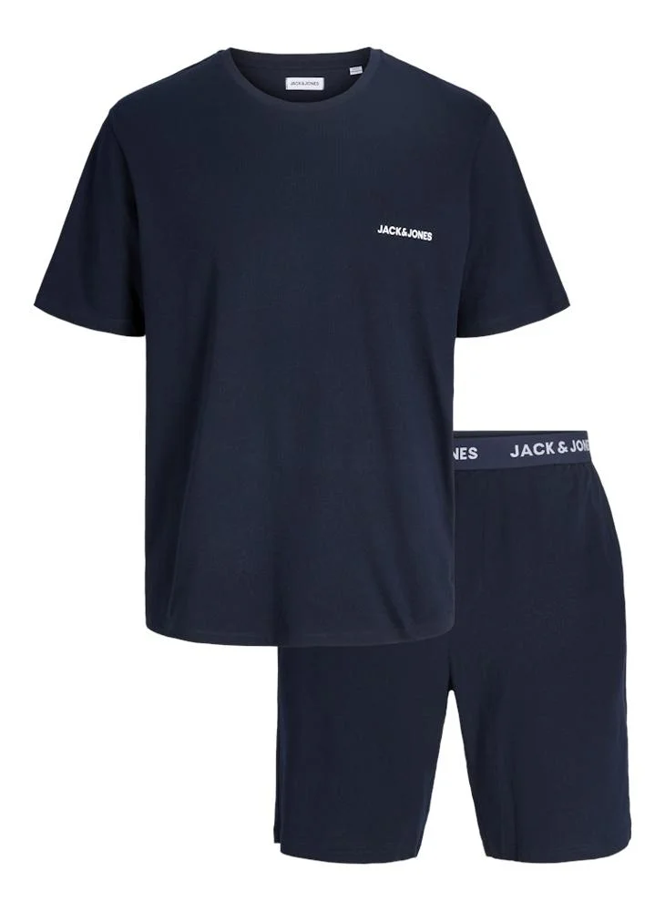 JACK & JONES  Logo Crew Neck Regular Fit T-Shirt for Men | Best Price UAE