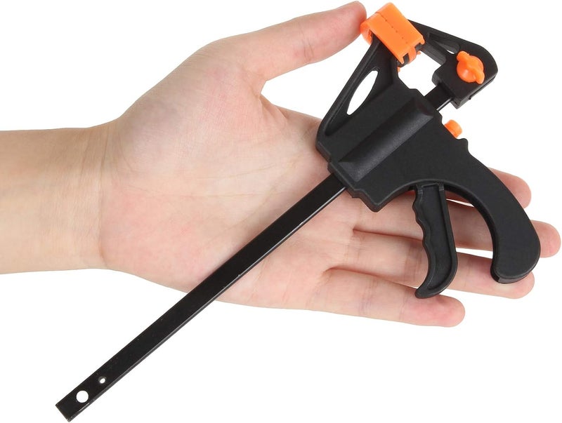 SENENQU 8 Pack 4 Inch Wood Clamps Grip Clamps OneHand ClampSpreader 4 Wood Clamps Wood Working Tools - Image 5