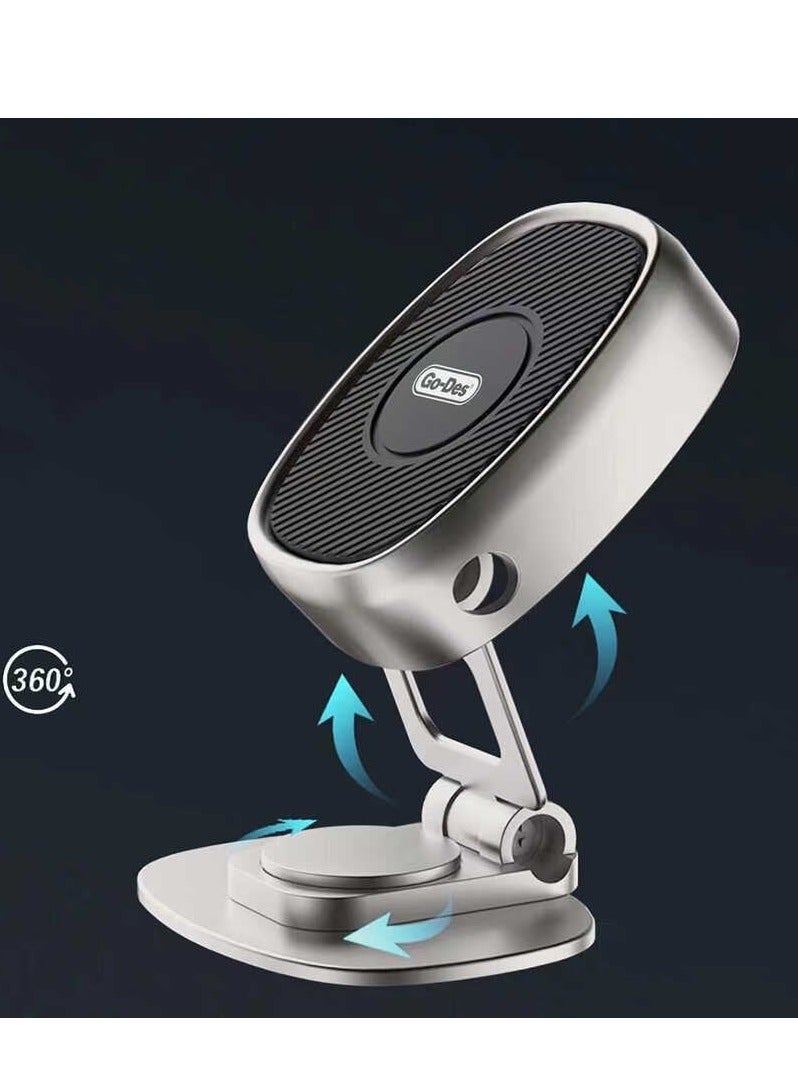 GO-DES GD-HD788 Folding Magnetic Holder Solid Upgrade Cable Line Storage 360 Rotation Strong Magnetic - Image 4