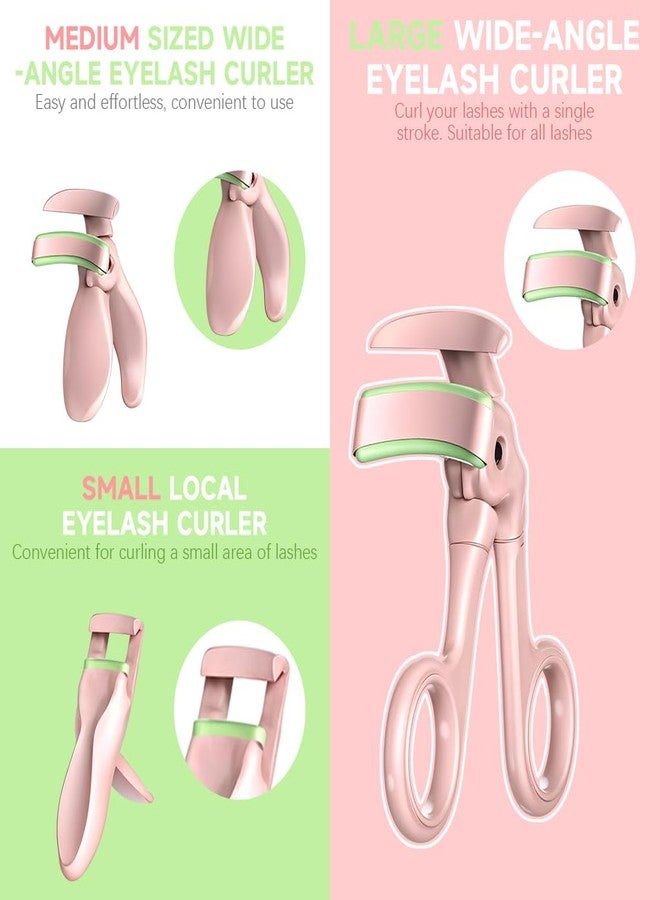 MAYCREATE® 3Pcs Eyelash Curler Set, Quick Eyelashes Curlers for Hard Lashes, Mini Eye Lash Curler Corner Lashes Clamp, Long Lasting, Works on Small Inner and Outer Eyelashes, Lifts & Defines - Image 5