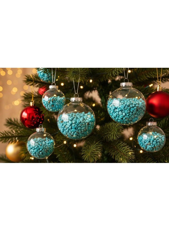 rockcloud (1-howlite Turquoise) - 0.5kg Howlite Turquoise Small Tumbled Chips Crushed Stone Healing Reiki Crystal Jewellery Making Home Decoration - Image 5