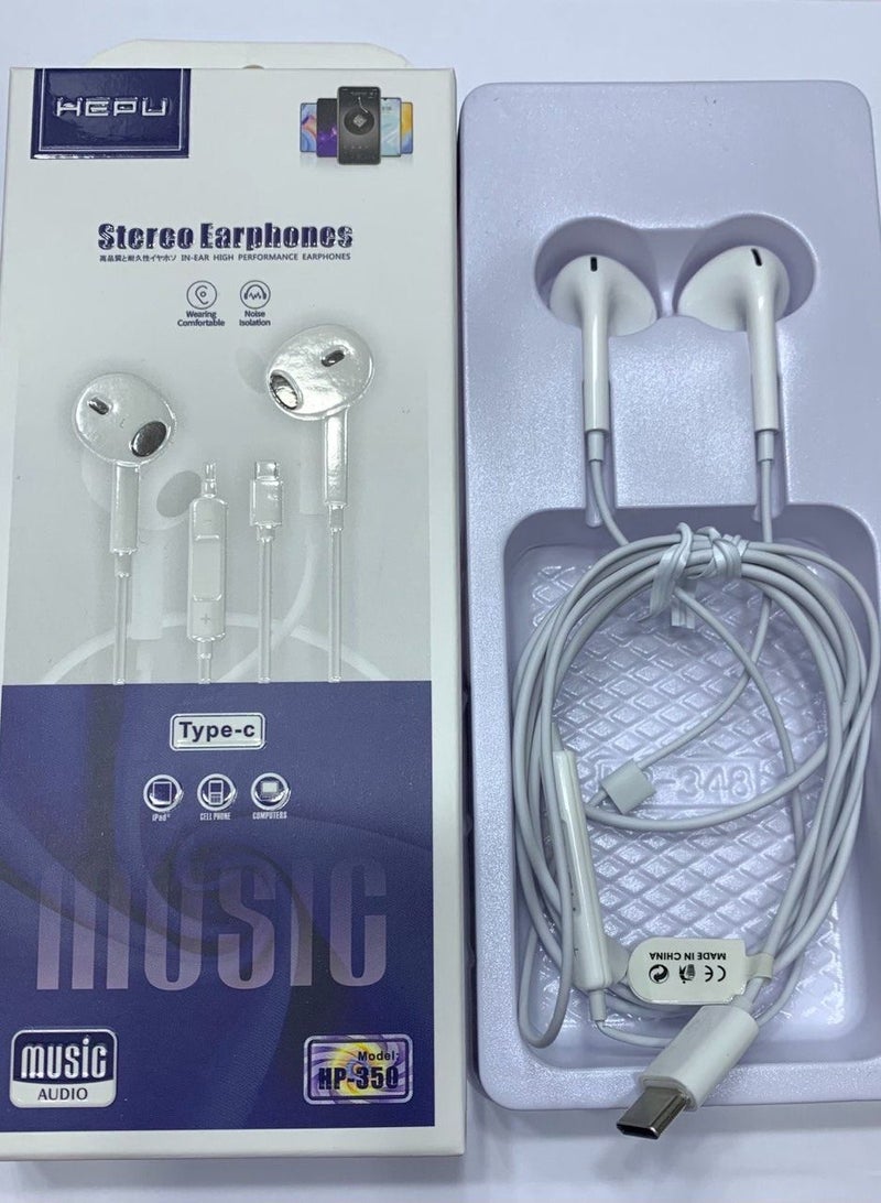HEPU Stereo Earphone For Type_c - Image 2