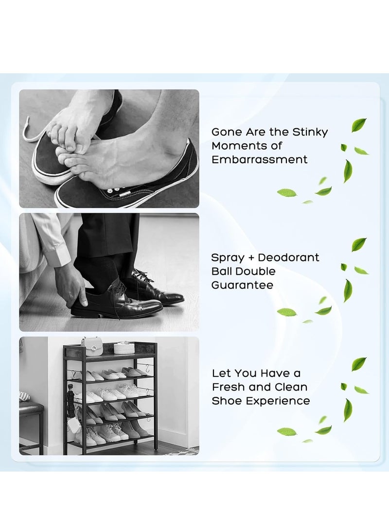 Clean Odor Eliminator Spray for Shoes - Long Lasting Deodorizer for Sneakers, Work Shoes u0026 Athletic Footwear - Powerful Odor Neutralizer with Natural Freshness - Image 5