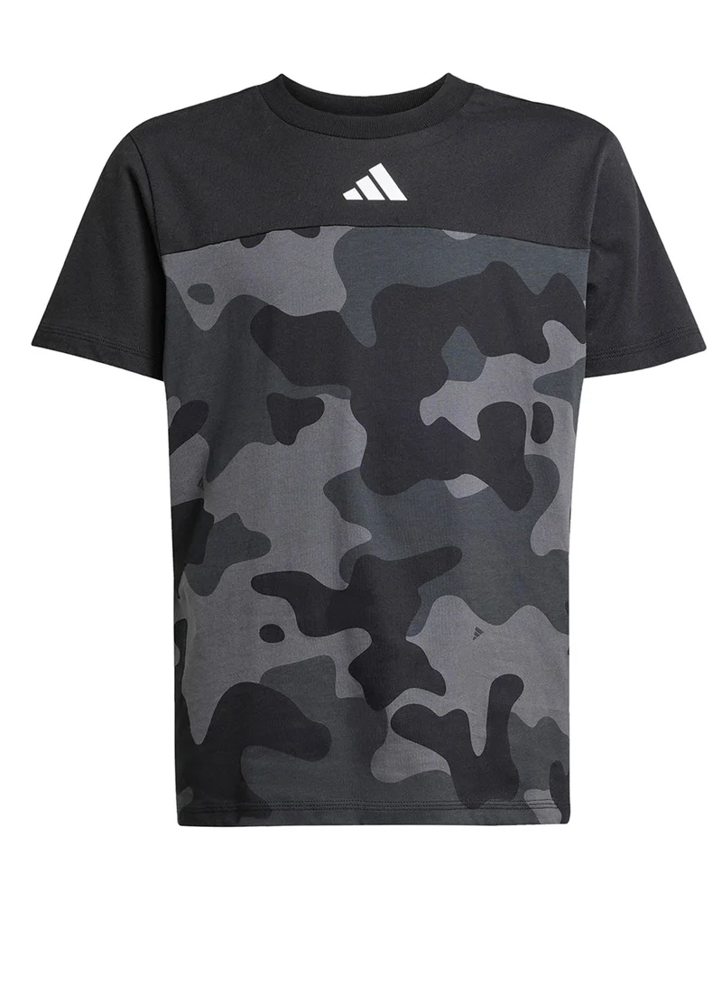 Adidas Youth Seasonal Essential Camo T-Shirt
