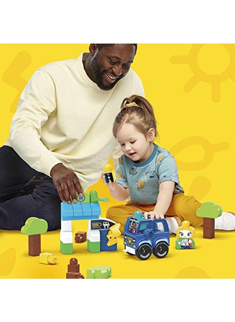 Mega Bloks Eco-Friendly Bus Set, Building Toys for Toddlers  - Image 3