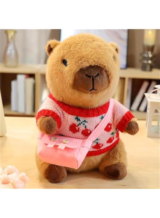 Capybara Plush, Capybara Plush with Clothes & Accessories, Dress Up Capybara Stuffed Animal, Cute Capybara Stuffed Animal with Outfits, Cute Plushies for Girl/Boy Birthday  - Image 5
