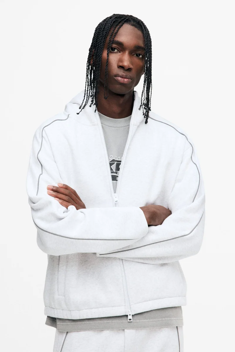 H&M Loose Fit Zip-through hoodie