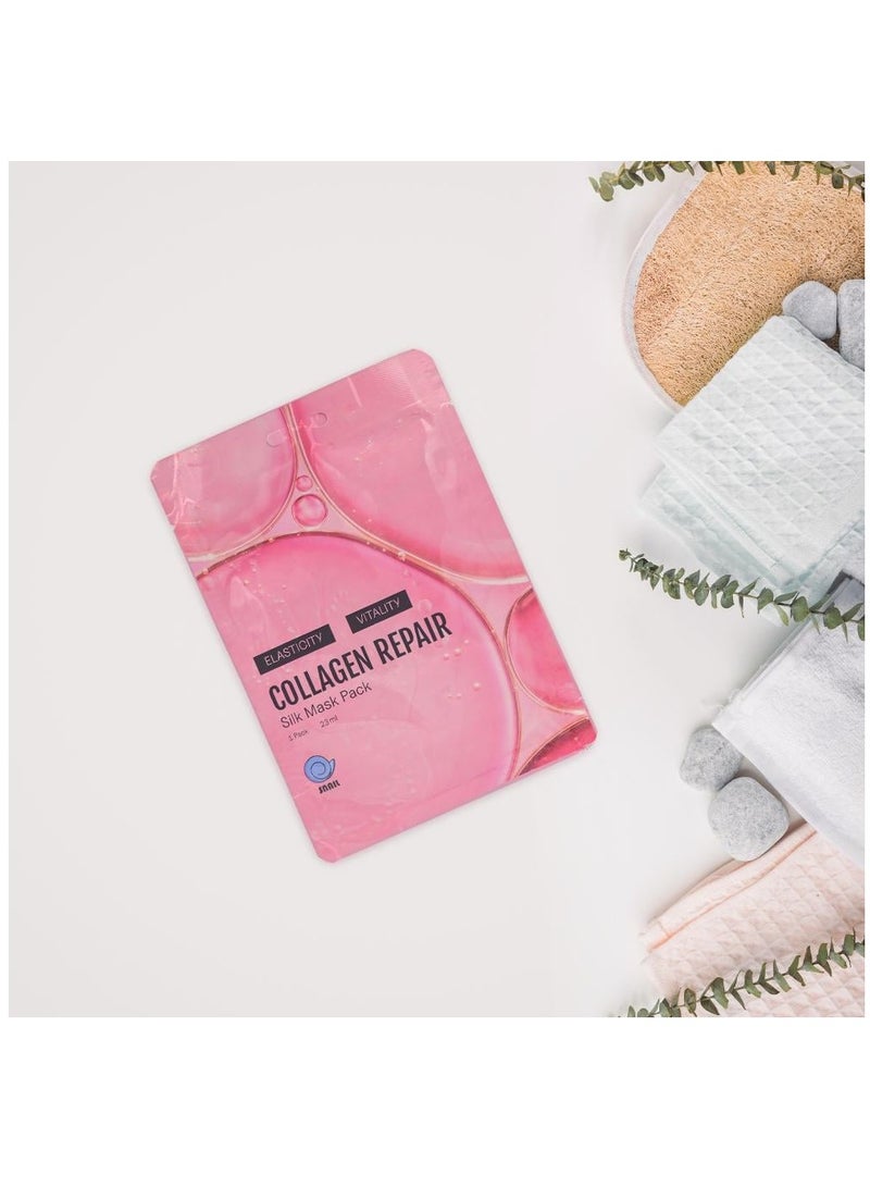 سنايل ماسك الكولاجين الحريري الكوري لإصلاح البشرة 23 مل - Image 3