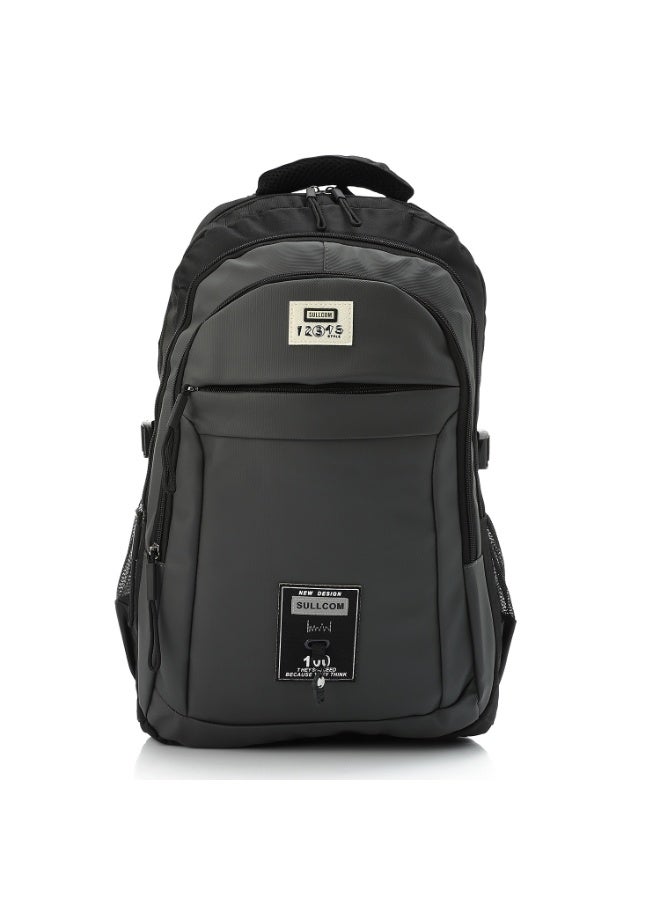 كروسلاند حقيبة ظهر لابتوب ضد الماء  مقاس 22 بوصة (48 سم) – خفيفة الوزن بلون سادة مع 3 سوست، وجيوب داخلية، وحماية للابتوب 15.6 بوصة، وأحزمة قابلة للتعديل – مثالية للاستخدام اليومي - Image 1