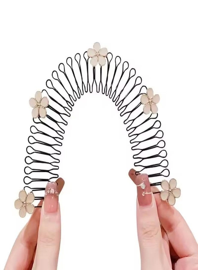 EXPORTTANZA Piece Hair Side Combs Hair Fork Clip Teeth Hair Pin Stick For Updo Bun, U Shape Teeth Hair Combs For Vintage Hairstyle Hair Accessories, Black - Image 1