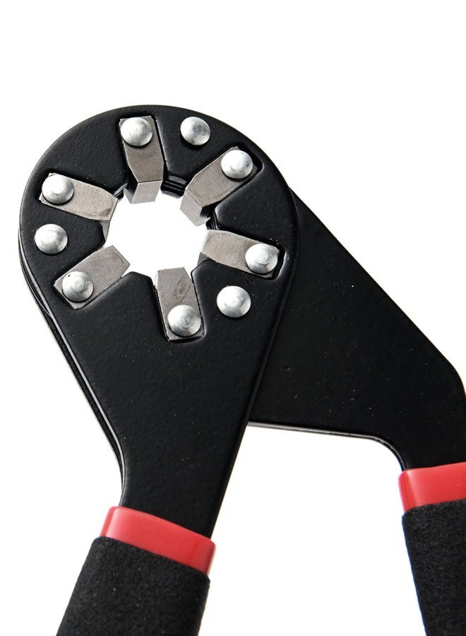 LAWAZIM Hexagon Magic Wrench - 8inch - Self-Adjusting Six-Jaw Bionic Adjustable Wrench with Non-Slip Foam Grip, Durable Steel Hand Tool for Nuts, Bolts, Pipes, Plumbing, and Automotive Maintenance - Image 4