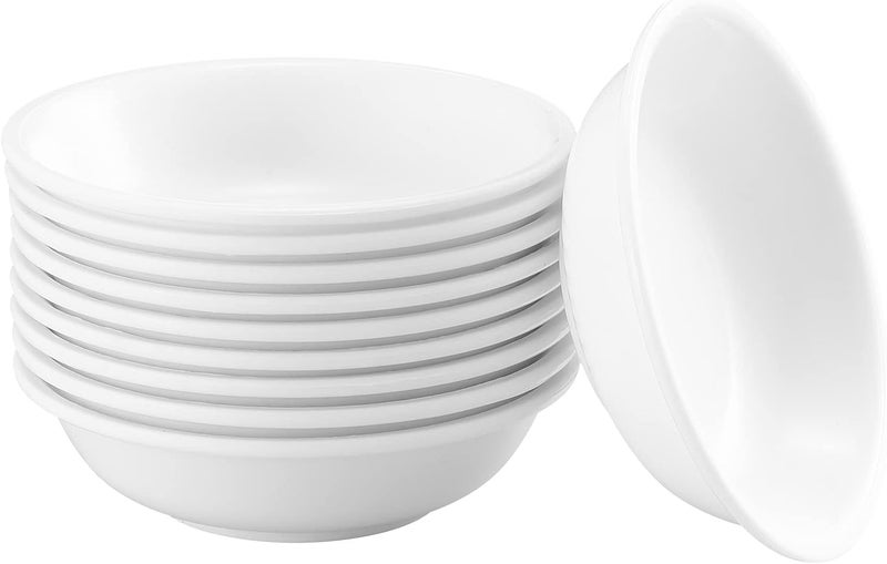 Yeehtech 6pcs Ceramic Seasoning Dishes, Sushi Dipping Bowl, Vinegar Spice Sauce Dishes, Mini Appetizer Plates, Saucer Kitchen Tableware - Image 2