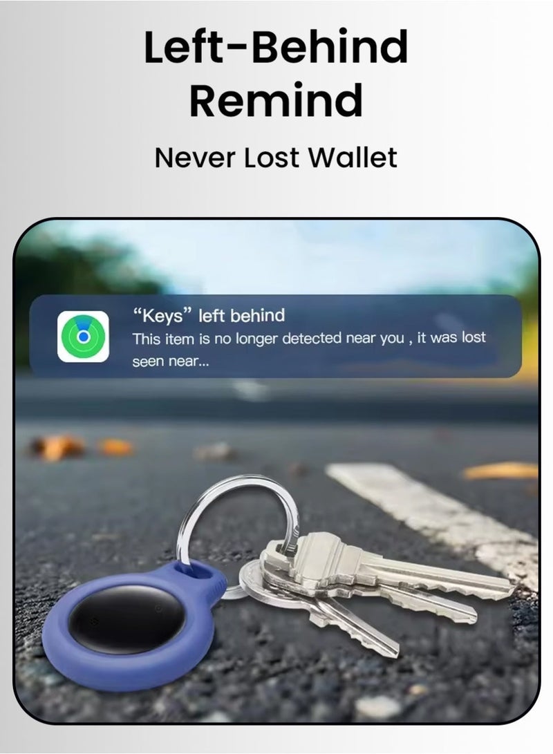 glassology Smart Tag Tracker IP67 Waterproof Replaceable Battery Works with Android SmartThings Black Locate Keys Luggage Backpack Suitcases & More Black - Image 4