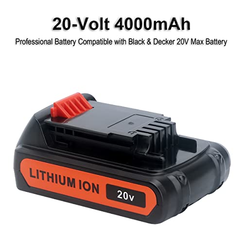 Biswaye LBXR20 20V Lithium Battery Compatible with Black & Decker 20V MAX Lithium Battery LBXR2520 LBXR2020 LBX20 LB2X4020 LB2X3020 and LCC221 LST522 LST201 LST220 LST300 20V Max Tools - Image 3