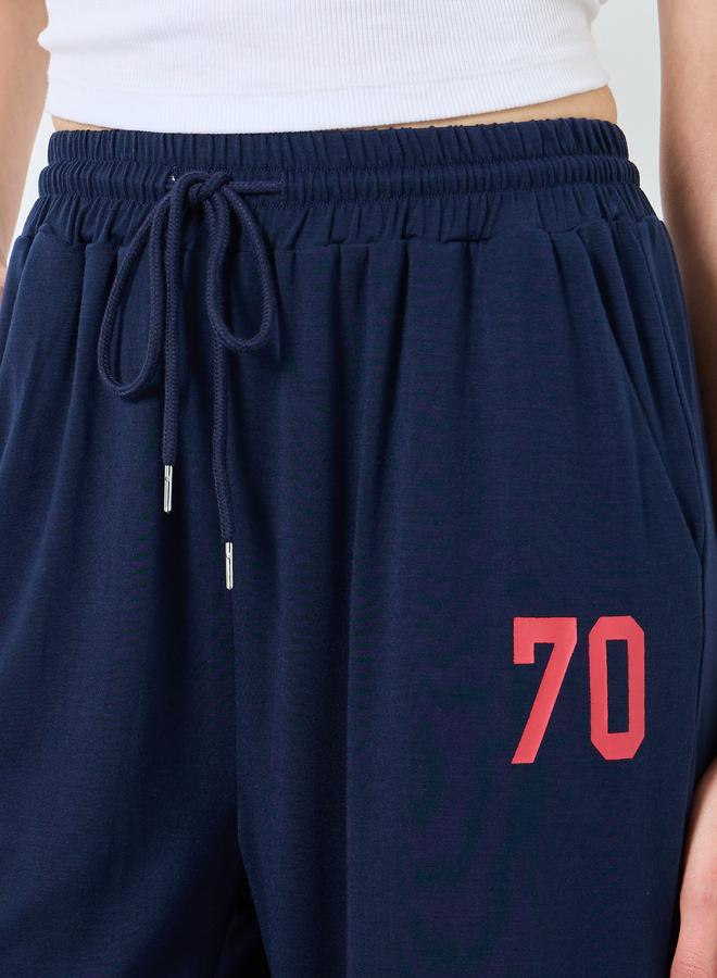 Take Two Women Printed Wide Leg Joggers - Image 3