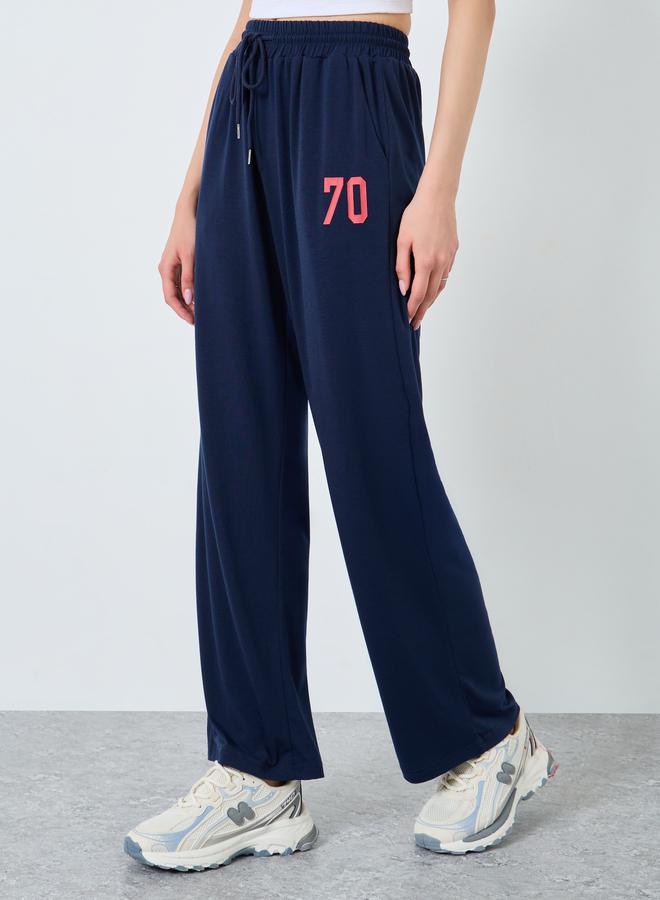 Take Two Women Printed Wide Leg Joggers - Image 2