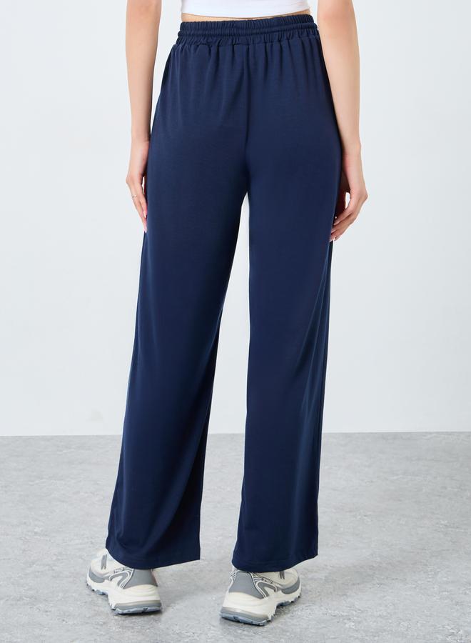 Take Two Women Printed Wide Leg Joggers - Image 4