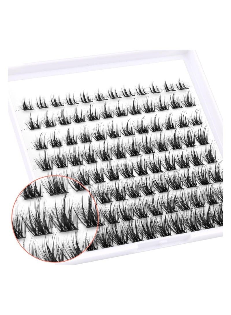 Generic 96PCS False Eyelash (8-16mm), DIY Personalized Eyelash Extensions, Natural Super Fluffy False Eyelash, Cat Eye Eyelash, Suitable for Daily Makeup and Stage Makeup  - Image 5