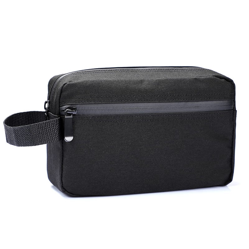 Etercycle Toiletry Bag for Men, Portable Travel Toiletry Organizer Bag,Shaving Bag for Toiletries Accessories (Black) - Image 1