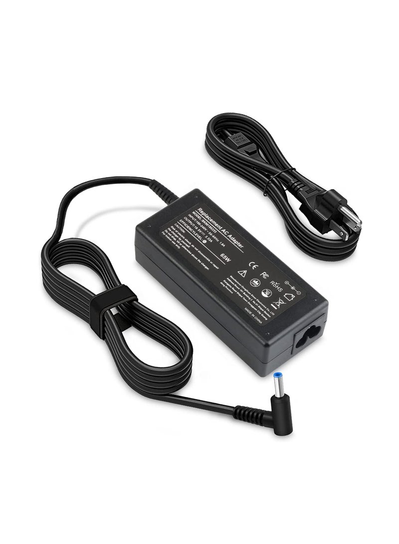 65W 19.5V 3.33A AC Adapter Charger for HP Chromebook 14 Series Notebook PC HP Pavilion 15 Series Notebook PC fit 709985-003 714657-001 PA-1650-32HE 709985-001 710412-001 709985-002 Power Supply Cord