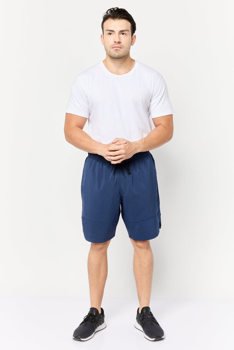 New Balance شورتات تدريب رياضية للرجال، لون كحلي - Image 4