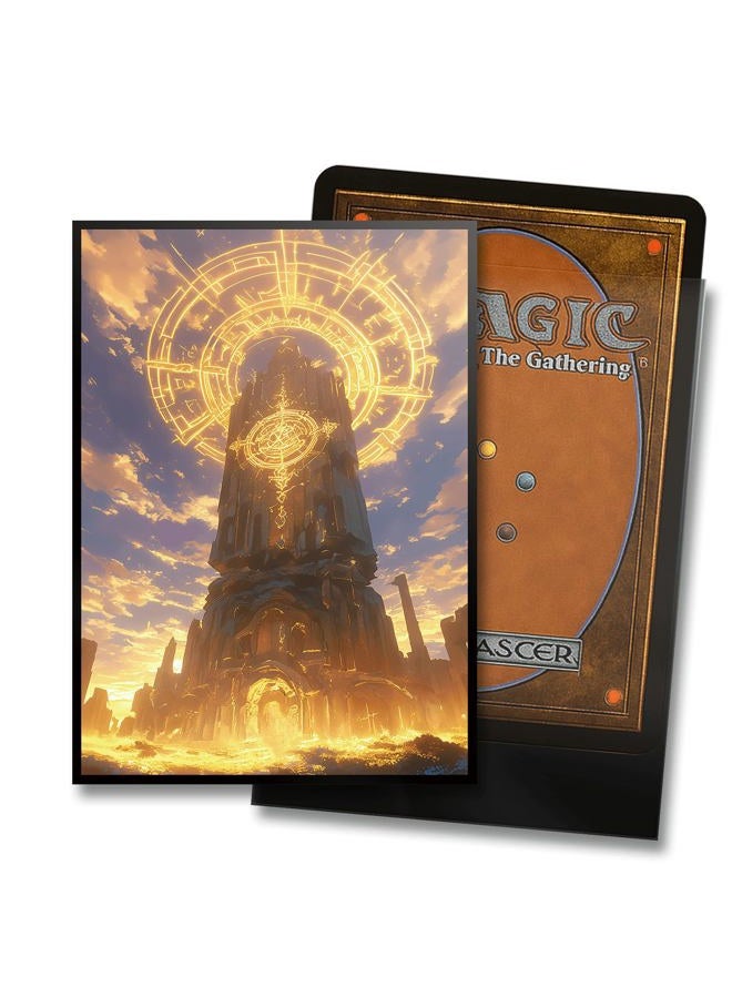 Kiiransr MTG Card Sleeves - Plains - Utility Lands Series - Ultra Clear Front & Matte Finish Back, 100 Count Standard Size Matte Art Sleeve for Magic The Gathering - Image 2