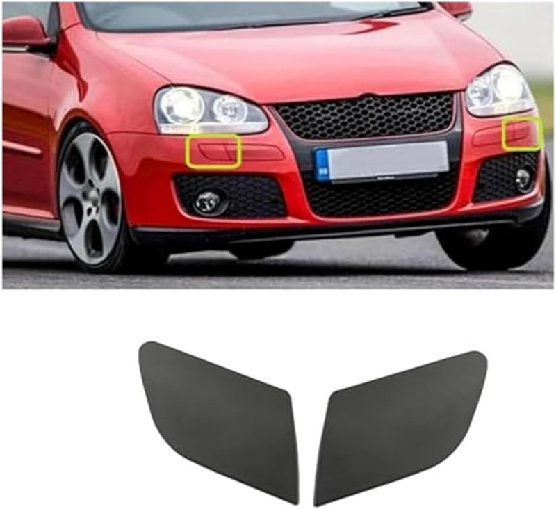 DEMULAX Headlight Washer Nozzle Cover for Golf V MK5 - Image 4