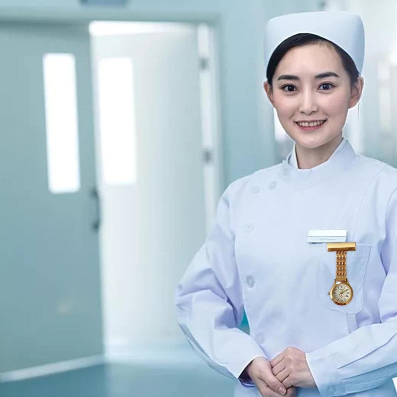 كلاراكو ساعة يد كوارتز معلقة على طية صدر السترة، شارة، ساعة جيب - Image 1