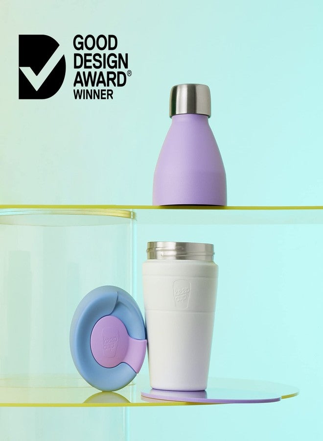 KeepCup Cup-to-Bottle Kit, 2 in 1 Reusable Water Bottle and Travel Mug, Insulated Stainless Steel Dual Opening with Leakproof Sipper Lid - 660ml Bottle to 16oz Cup - Nitro Black - Image 3