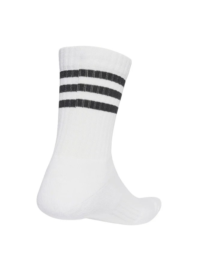 Adidas 3S C Spw Crw 3P White Training Socks For Unisex 5.5K - 7K