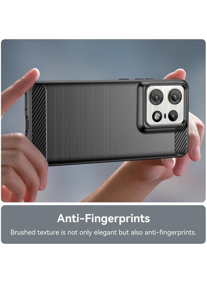 عام لحافظة هاتف Motorola Edge 50 Pro، تصميم نحيف من السيليكون لحماية الهاتف من الصدمات والصدمات. - Image 4