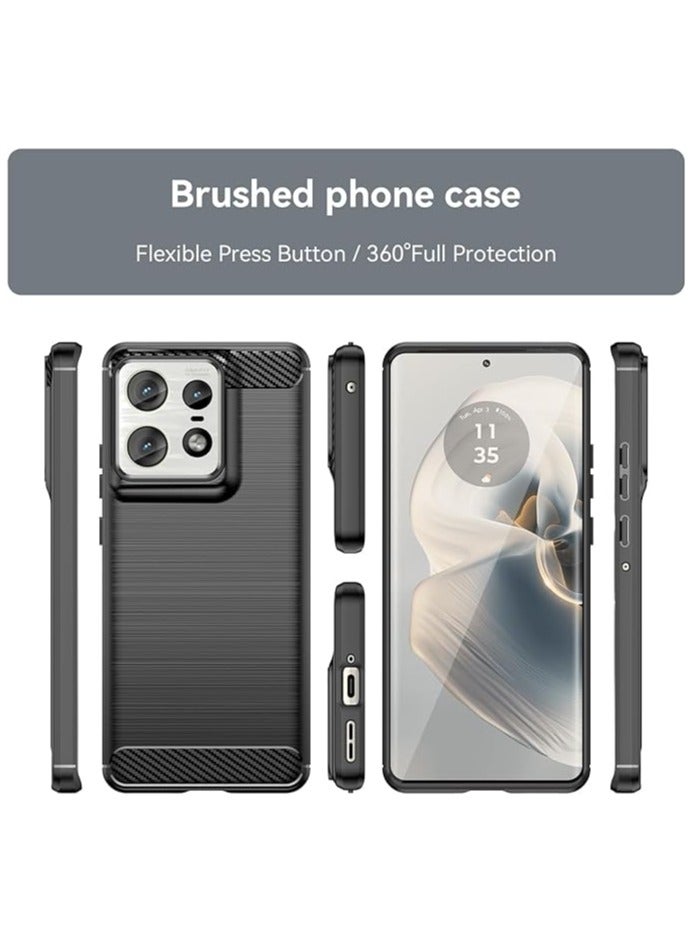 عام لحافظة هاتف Motorola Edge 50 Pro، تصميم نحيف من السيليكون لحماية الهاتف من الصدمات والصدمات. - Image 2