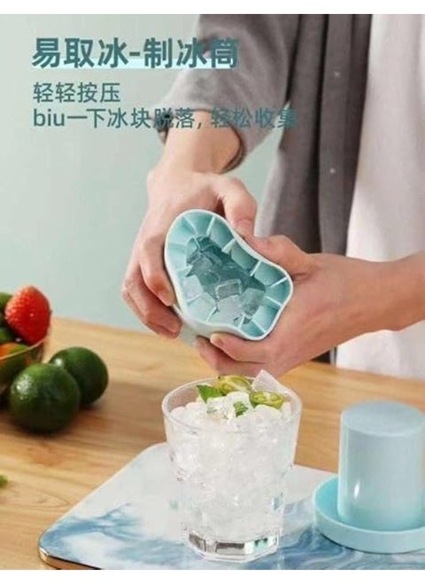Ice tray for easy ice storage and organization - practical design and large capacity B