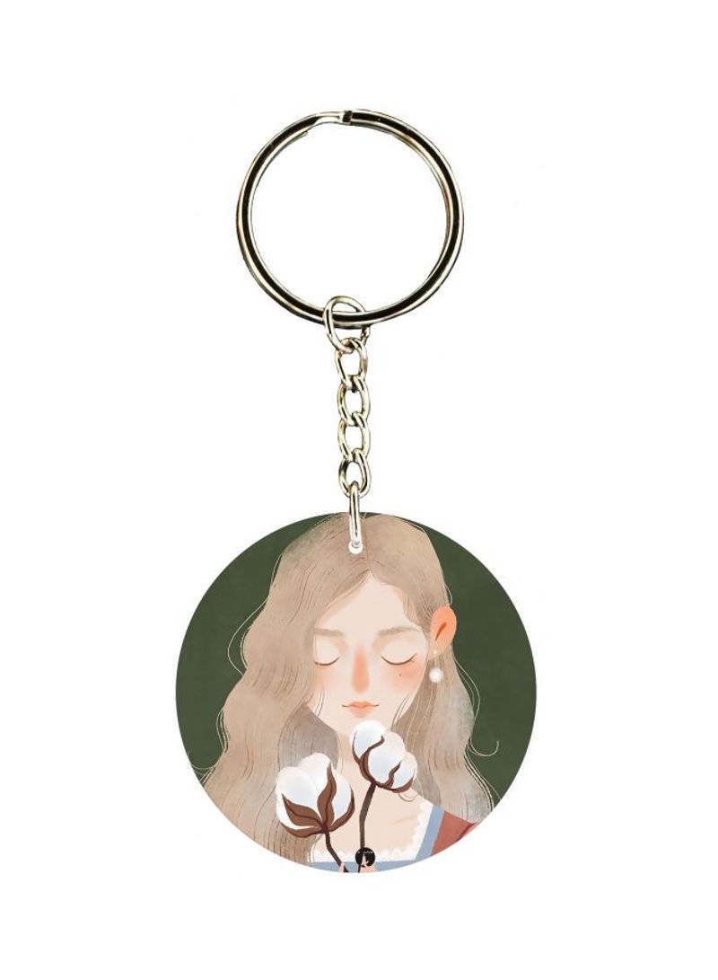 Double Side Printed Keychain