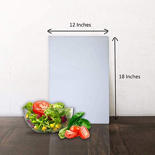 Urmila Plastic® Cutting Chopping Board for Kitchen Vegetable and Fruits Plastic Chopper Cutter Board Non-Slip Antibacterial Surface with Extra Thickness 18x12 Inches - Image 3